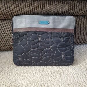Fossil silver, black & brown Key Per clutch